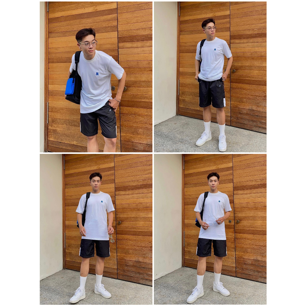 ÁO THUN BASIC LOGO NHIỀU MÀU COTTON BO CỔ GÂN CHÍNH HÃNG MARCHLAND