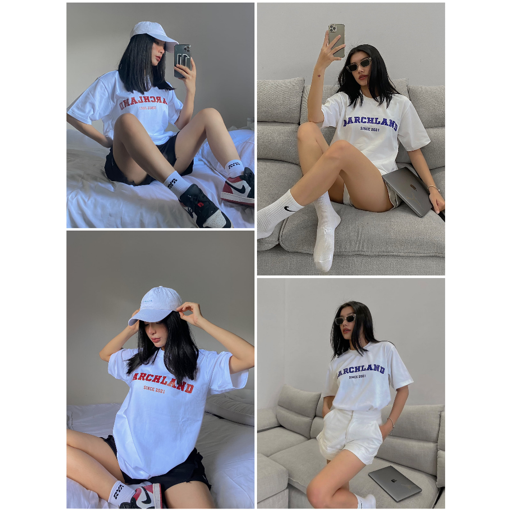 ÁO THUN BASIC LOGO NHIỀU MÀU COTTON BO CỔ GÂN CHÍNH HÃNG MARCHLAND