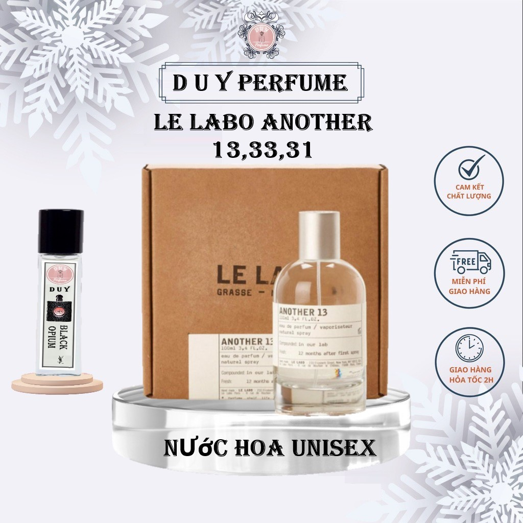 Nước Hoa Nam Nữ Unisex Le Labo Another 13 Santal 33 Rose 31 EDP 100ml, Lelabo 13 33 Hương gỗ cổ điển - DUY PERFUME