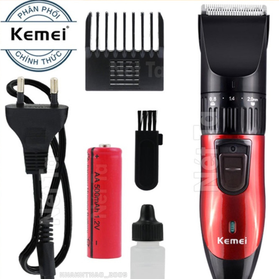 Tông Đơ Cắt Tóc Kemei KM-730 Cho Bé - Máy Cắt Tóc Kemei Chuẩn Salon Sạc Điện SIêu Tiện - KT209