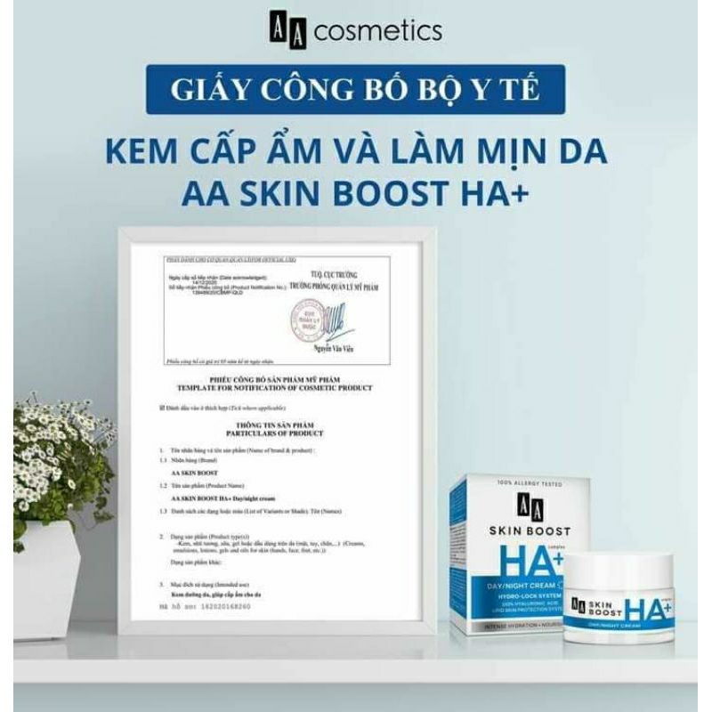 KEM DƯỠNG ẨM HA+ Skin Boost
