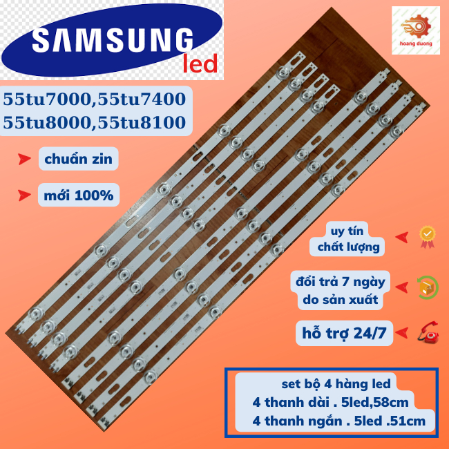 Thanh led samsung55tu7000,55tu7400,55tu8000,55tu8100-dthoangduong.
