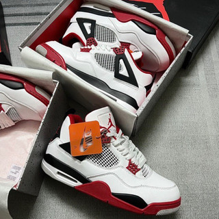 Jd4 fire red best quality | giày jd4 đỏ trắng