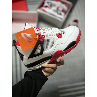 [Bigsize 44-45-46-47-48,5] JD4 Fire Red best quality | Giày JD4 đỏ trắng
