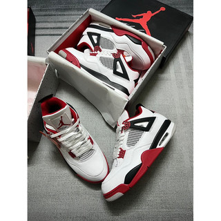 [Bigsize 44-45-46-47-48,5] JD4 Fire Red best quality | Giày JD4 đỏ trắng