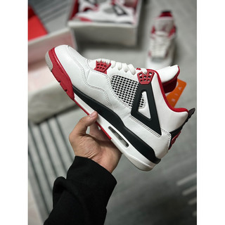 [Bigsize 44-45-46-47-48,5] JD4 Fire Red best quality | Giày JD4 đỏ trắng