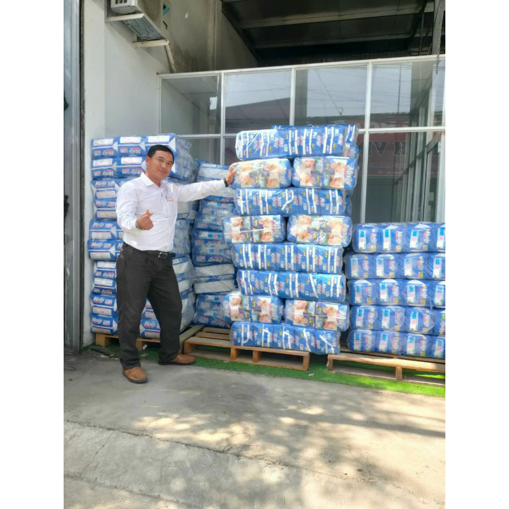 Tã Quần Merzy M16 L14 XL12 miếng, chun co giãn đa chiều chống tràn truyệt đối