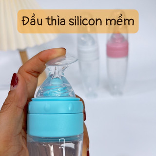 Bình thìa ăn dặm silicon