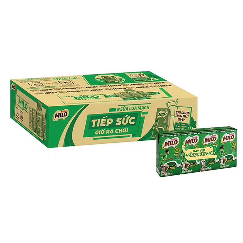 Thùng 48 hộp sữa lúa mạch Nestle Milo 110ml