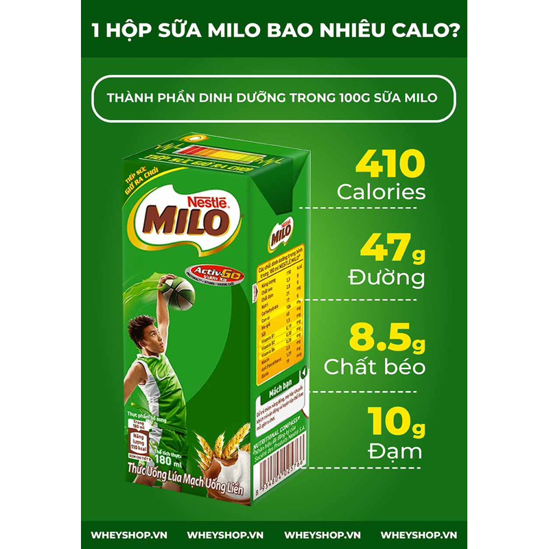 Thùng 48 hộp sữa lúa mạch Nestle Milo 110ml
