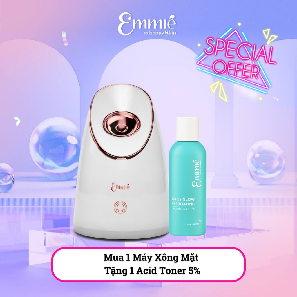 Máy Xông Mặt Emmié Cấp Ẩm Sâu Nano Ion Emmié by HappySkin