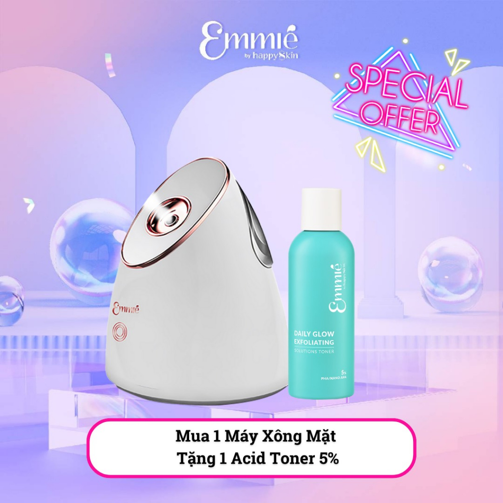 Máy Xông Mặt Emmié Cấp Ẩm Sâu Nano Ion Emmié by HappySkin