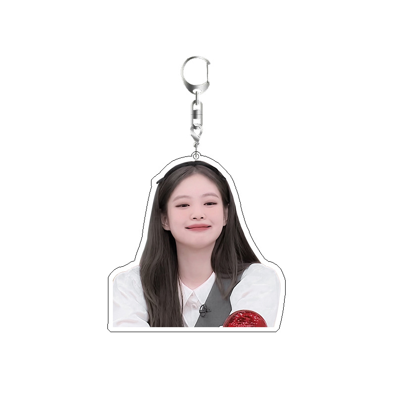 Móc Treo Hàn Quốc 2 Mặt chống xước - Móc Chìa Khóa Hình Blackpink Bằng Mica Acrylic