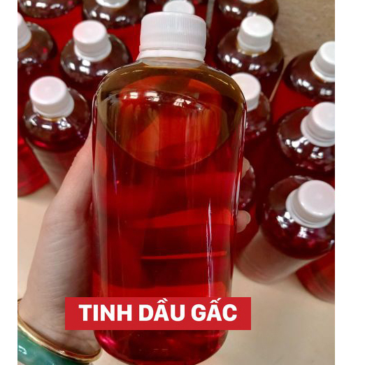 Dầu Gấc Nguyên Chất Đảm Bảo 100% : 1 lít - 250ml - 500ml - GẤC NẾP