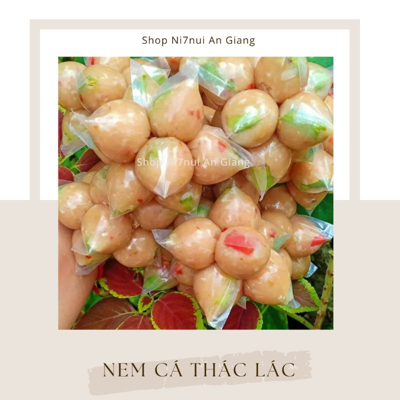 Nem chua cá thác lác Campuchia loại viên nhỏ 100 viên - 450g