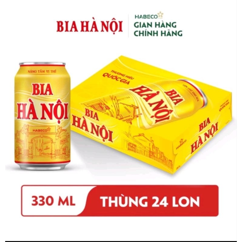 Bia Hà Nội thùng 24lon×330ml