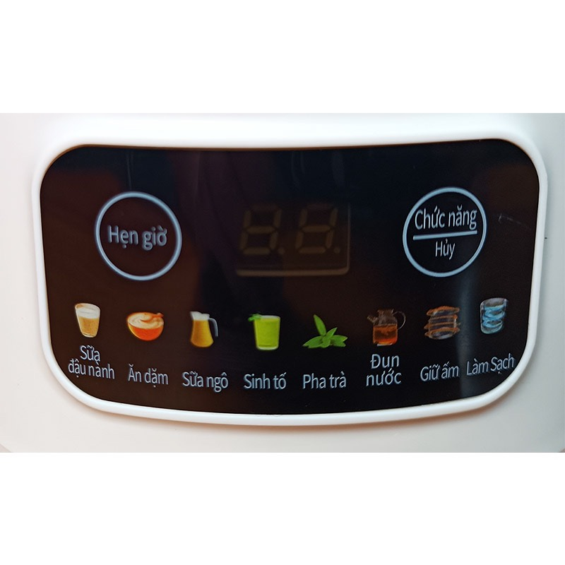Máy làm sữa hạt Kungfu, 10 cấp độ nấu, dung tích 1.2L