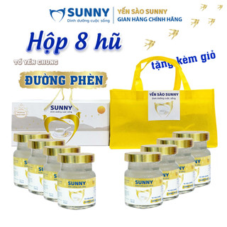Hộp 8 hũ Yến sào SUNNY - Yến sào Khánh Hòa chứng sẳn