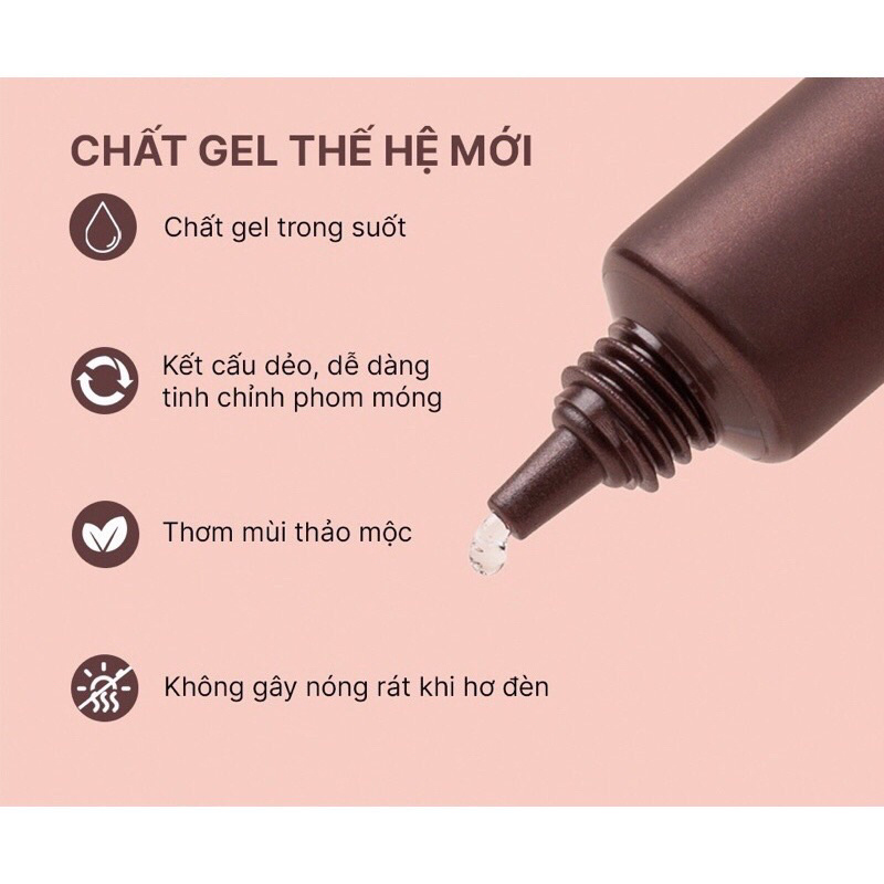 Gel định hình dán móng Huaxi 20g dạng tuýt tiện lợi , gel đa năng HN NAIL NEW