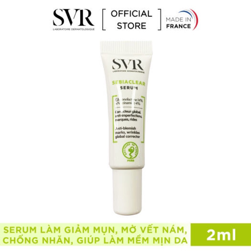 Tinh chất giảm mụn mờ thâm SVR Sebiaclear Serum