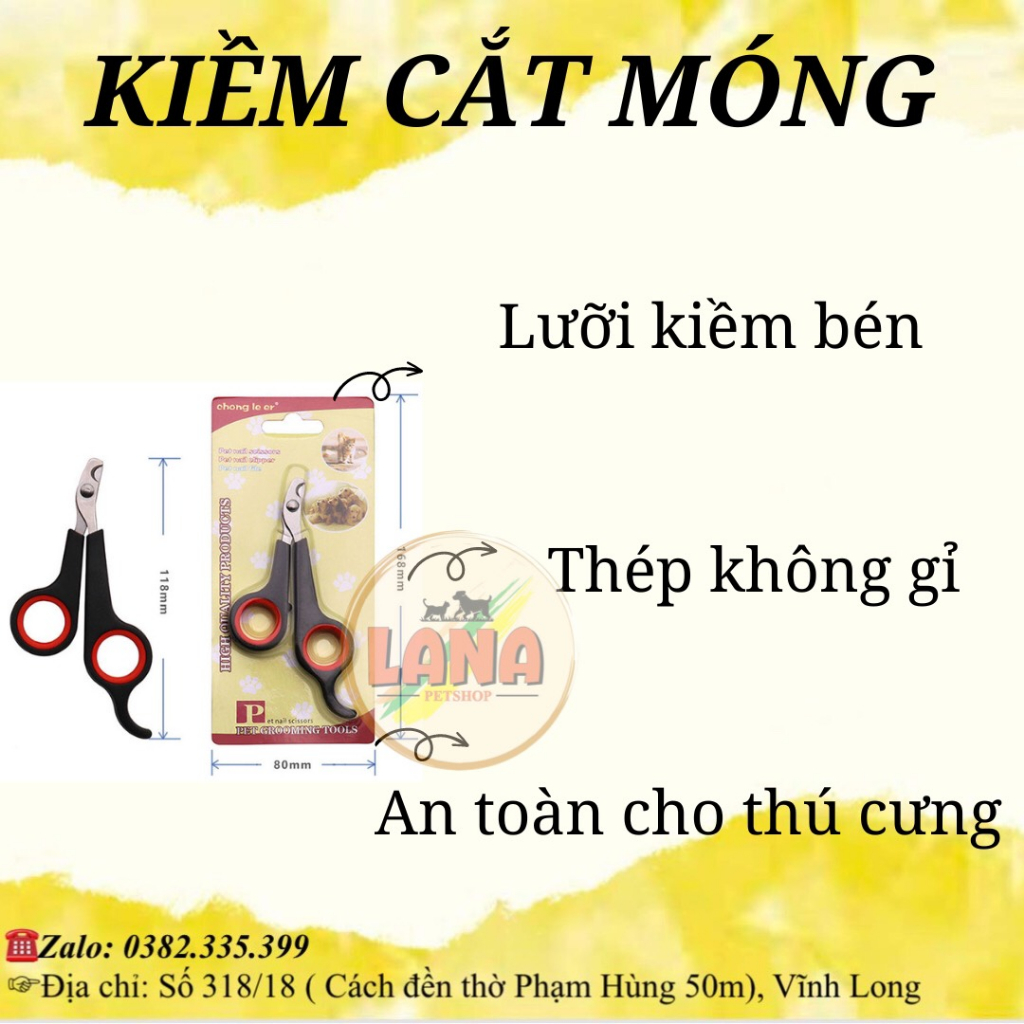 Kéo cắt móng nhỏ cho chó mèo
