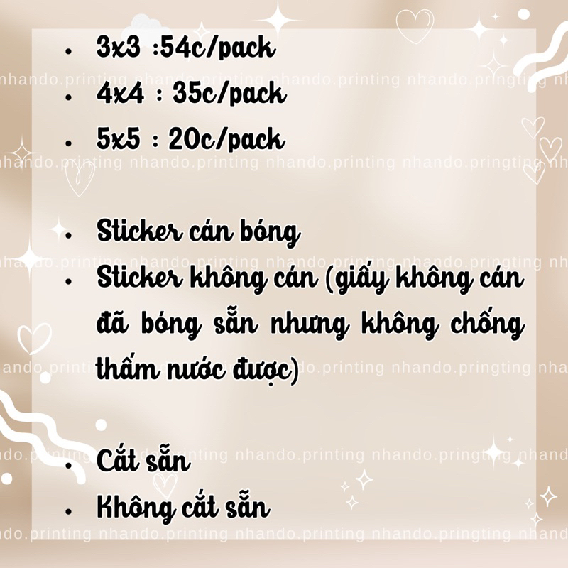 In sticker niêm phong theo yêu cầu giá rẻ cán bóng - NHANDO.PRINTING