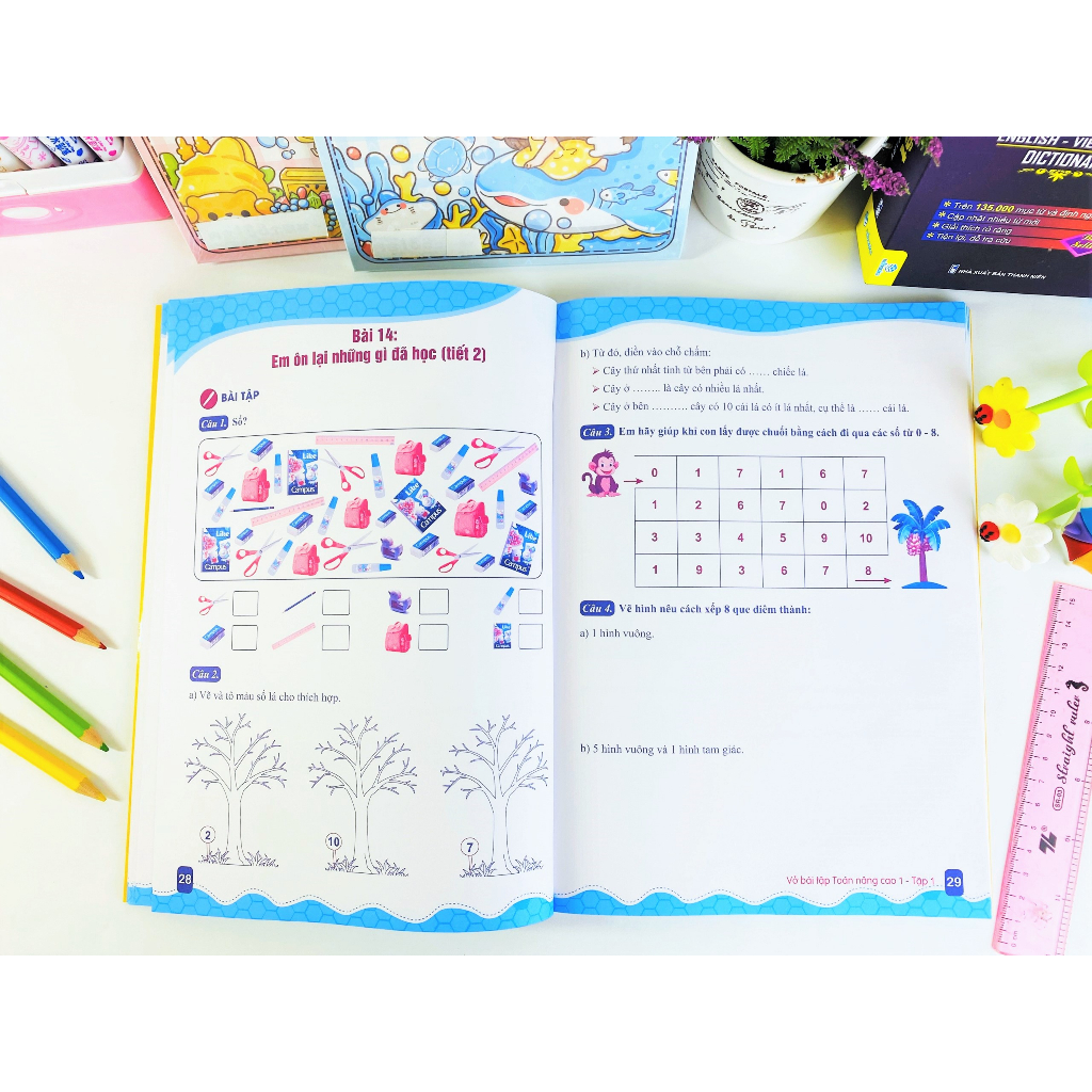 Sách - Vở Bài Tâp Toán Nâng Cao 1 - Theo chương trình GDPT mới  - ndbooks