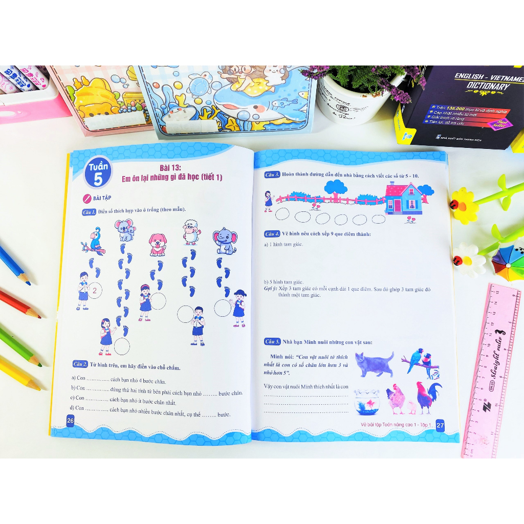 Sách - Vở Bài Tâp Toán Nâng Cao 1 - Theo chương trình GDPT mới  - ndbooks