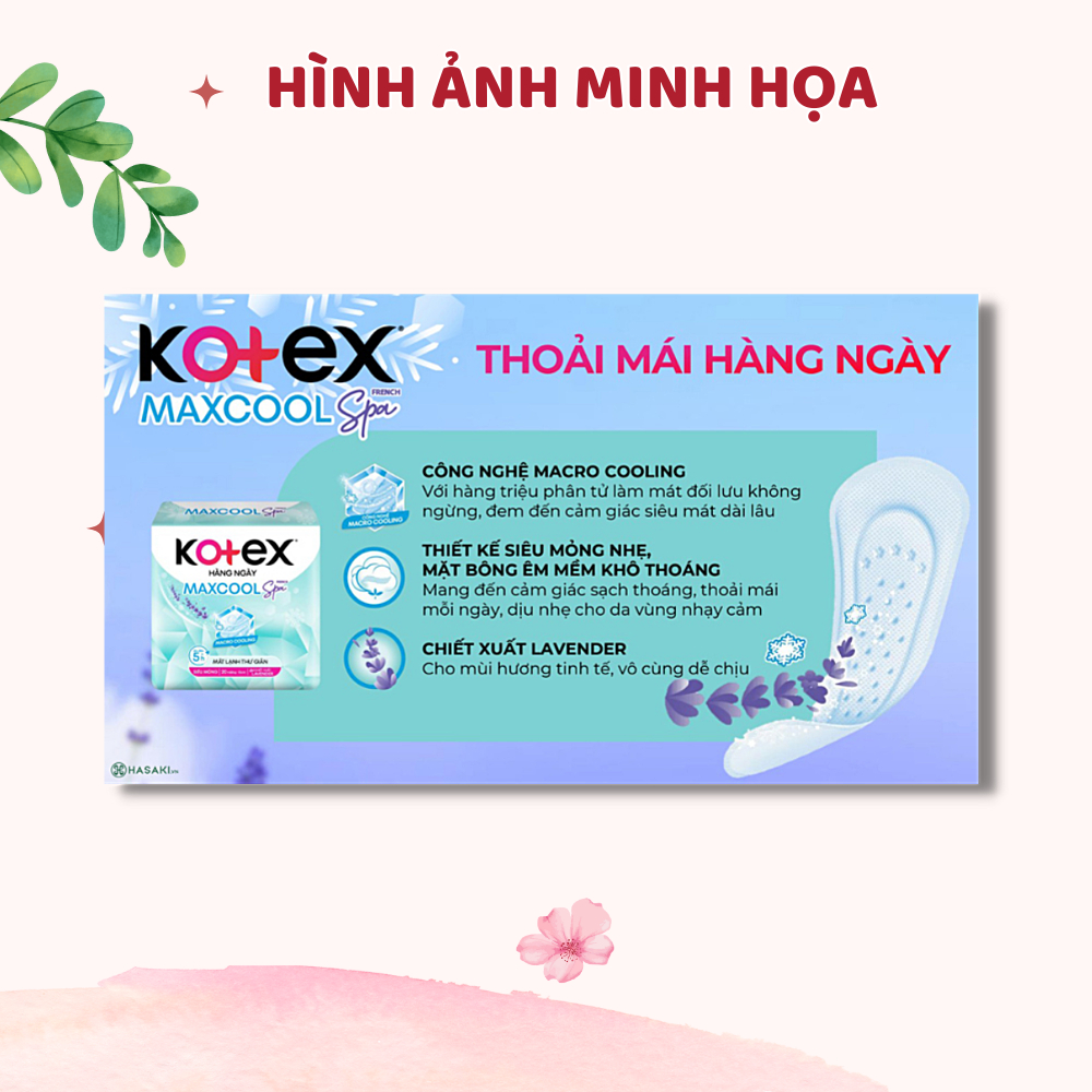 Băng vệ sinh Kotex hằng ngày cool 20 miếng - Nếp shop