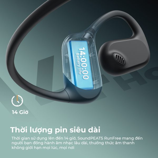 Tai nghe Bluetooth Open Ear SoundPEATS RunFree Driver 16.2mm Bluetooth 5.3