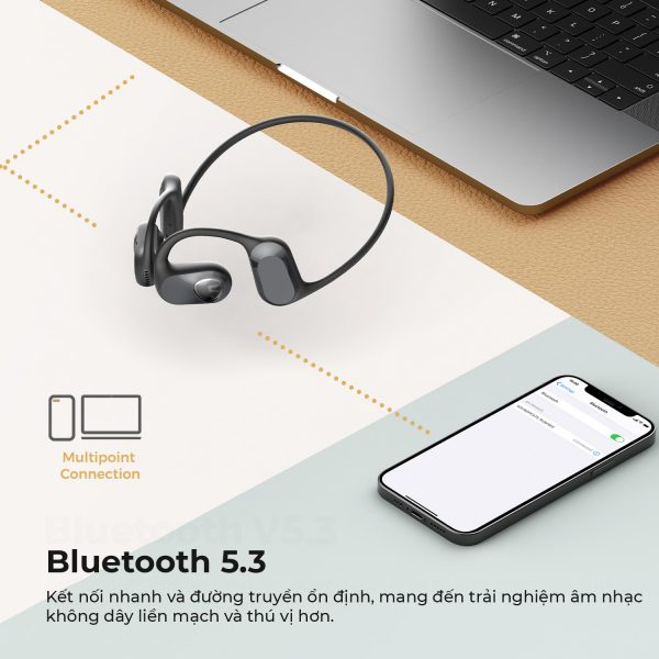 Tai nghe Bluetooth Open Ear SoundPEATS RunFree Driver 16.2mm Bluetooth 5.3