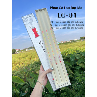 Phao câu cá bộ 3 phao câu đài cỏ lau đạt ma cao cấp đồ câu cá
