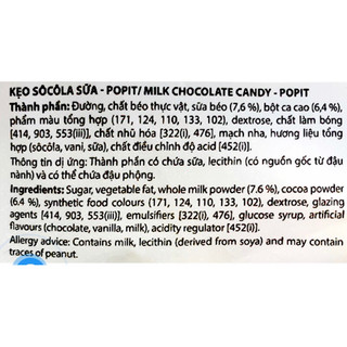 Kẹo Sôcôla Sữa Popit Doremon 95G (18 gói x 53g)