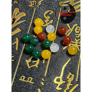 Hạt lẻ đá mã não mix vòng đủ màu 8mm 10mm