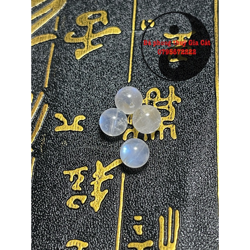 Hạt lẻ mix charm đá moonstone mặt trăng hạt đá mặt trăng