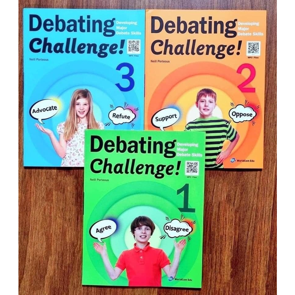 Sách- Debating challenge - 3 cuốn 123