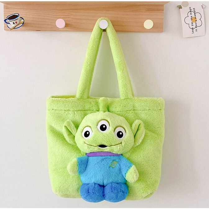 🌷Túi Xách gấu dâu Lotso Lông Mịn, Dễ Thương, Màu Hồng Lovely Thời Trang