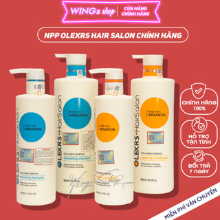 Cặp Dầu Gội Xả Olexrs Hair Salon 500ml-960ml Cho Tóc Khô Xơ Hư Tổn Tóc Gàu Ngăn Rụng Tóc | Wings Shop