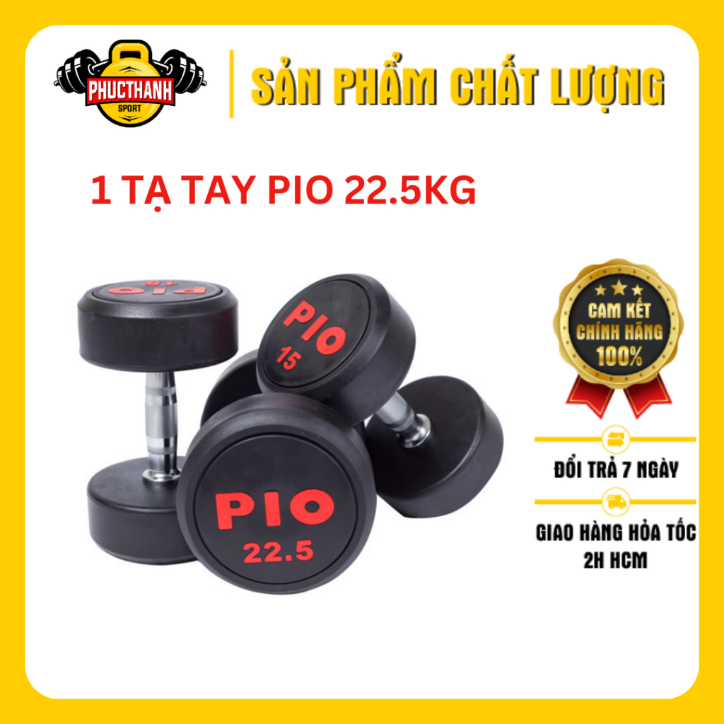 Tạ tay cao su Pio 22.5kg