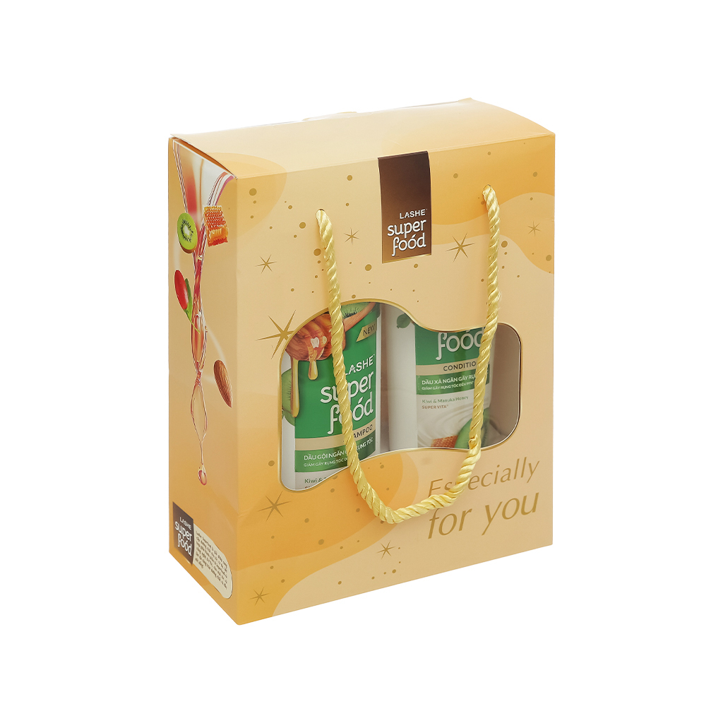 Combo dầu gội và dầu xả Lashe ngăn gãy rụng tóc  - Hàng Chính hãng