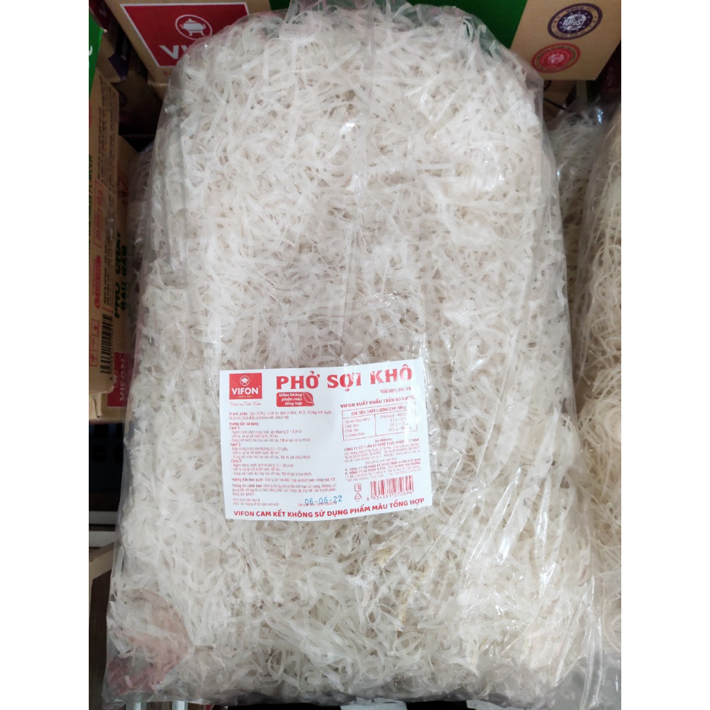 Phở khô sợi nhỏ Vifon túi 3kg