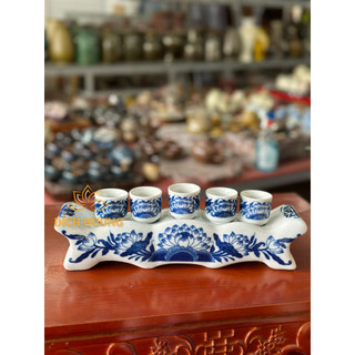 Kỷ ngai men lam hàng cao cấp. gôm sứ Bát tràng đẹp. kỷ