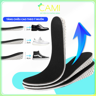 Lót giày đôn đế tăng chiều cao 2cm, 3cm, 4cm loại tổ ong mặt vải mesh thoáng khí - Cami - CMPK57