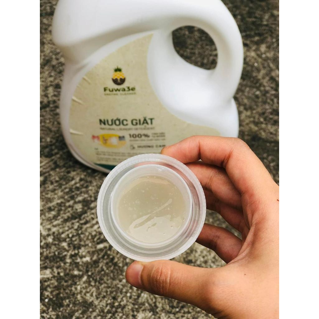Nước giặt hữu cơ enzyme sinh học dứa Fuwa3e 10L - Sạch nhanh, an toàn cho da nhạy cảm