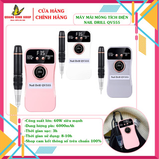 Máy mài móng tích điện Nail Drill QV555