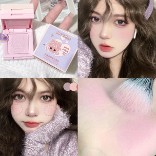 Phấn má hồng cam 4 tầng lâu trôi makeup trang điểm đa phong cách nội địa Trung GOLMON