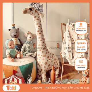 Thú nhồi bông hươu cao cổ vải organic Tokidoki làm gối ôm gấu bông cho bé