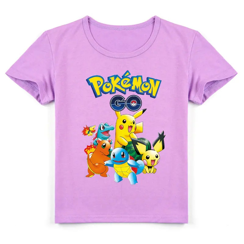 Áo thun cho bé hình pokemon siêu dễ thương.
