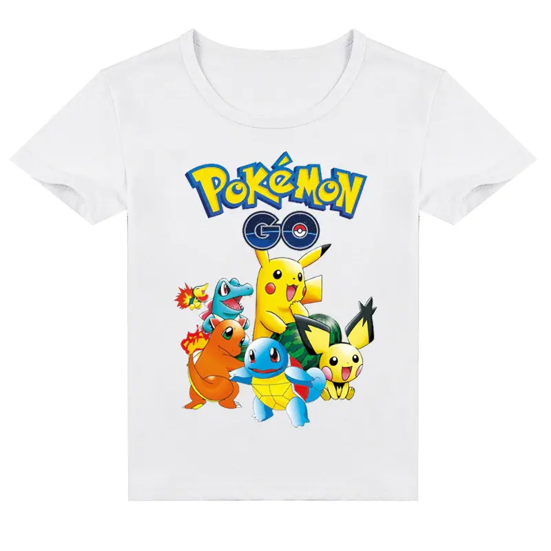 Áo thun cho bé hình pokemon siêu dễ thương.