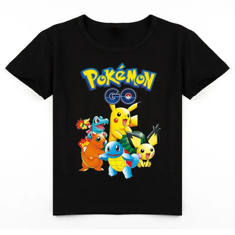 Áo thun cho bé hình pokemon siêu dễ thương.